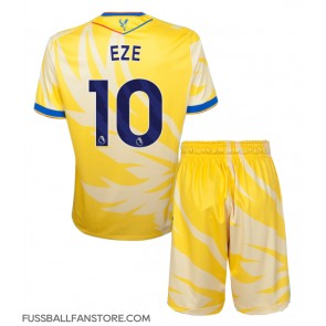 Crystal Palace Eberechi Eze #10 Replik Auswärtstrikot Kinder 2024-25 Kurzarm (+ Kurze Hosen)